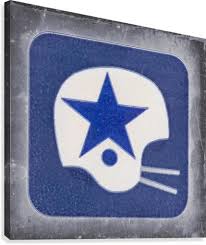 1968 Dallas Cowboys Football Helmet Art