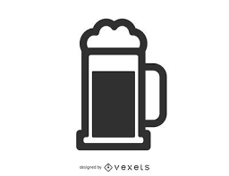 Beer Mug Stain Icon Vector