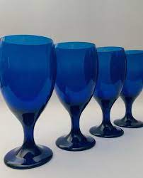 Vintage Libbey Prestige Cobalt Blue