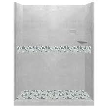 Alcove Shower Kit With Shower Wall