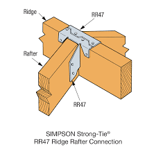 rr47 ridge rafter connector strong