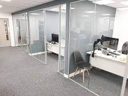 Single Glazed Glass Office Partitioning