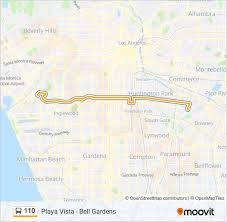110 Route Schedules Stops Maps