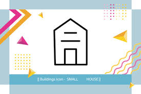 Building Icon Small House Graphic By