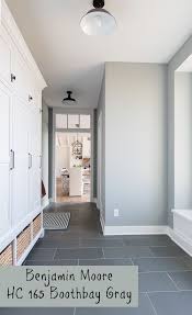 Gray Painted Walls Mudroom Paint Color