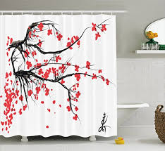 Ambesonne Nature Shower Curtain Sakura