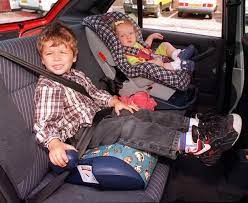 Child Seats In The Front Of The Car