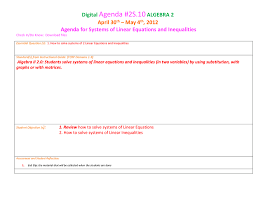 Solve Systems Of Linear Equations