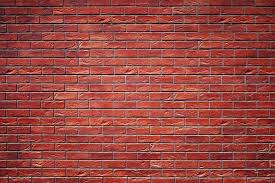 Wall From Red Bricks Background