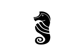 Seahorse Logo Icon Ilration Design