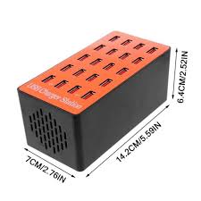20 Port Usb Hub Charger Power Adapter