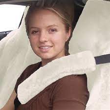 Superlamb Sheepskin Seat Belt Cover
