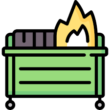 Dumpster Fire Free Miscellaneous Icons