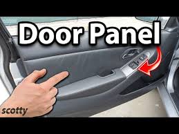 How To Remove A Car Door Panel