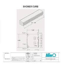 Pre Sloped Shower Curb
