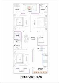 25x50 1 House Plan With Elevation At Rs