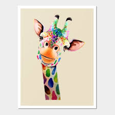 2023 Giraffe Art Giraffe Painting