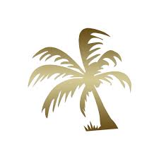 Hawaiian Palm Tree Vinyl Decal