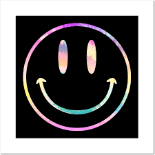 90s Smiley Face Rave Shirt Tie Dye