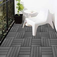 9 Pack Garden Balcony Deck Tiles 12