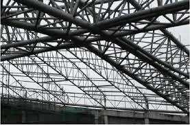 steel roof of gymnasium