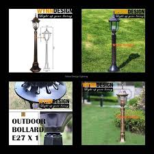 Wynn Design Outdoor Bollard Pole Light