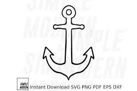 Nautical Anchor Svg Anchor Drawing
