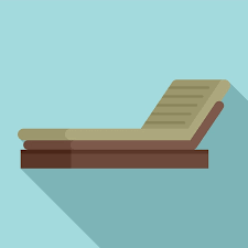 Soft Outdoor Chair Icon Flat
