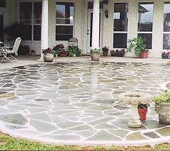 Stone Patios Designs Flagstone Vs
