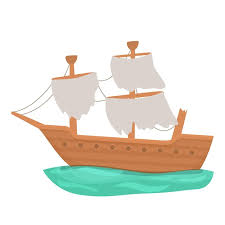 Ship Icon Cartoon Vector Old Shipwreck