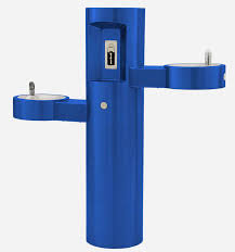 Bi Level Outdoor Drinking Fountain With