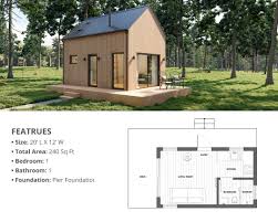 Modern Cabin House 12 X 20 240 Sq Ft