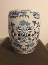 Painted Porcelain Garden Stool