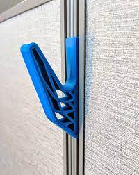 Modern Office Cubicle Coat Hook 3d