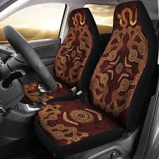 Aboriginal Dot Painting Carseat Cover