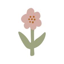 Cute Vector Simple Flowers