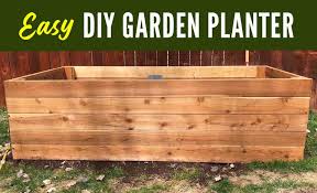 Easy Diy Garden Box Planter Gubba