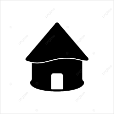 Village Silhouette Png Free Hut Icon