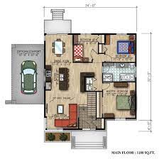 Modern Feng Shui House Plan 3 Bedrms