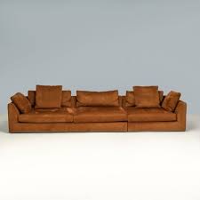 Brown Velvet Richard Seculational Sofa