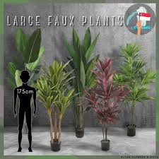 Large Faux Potted Plants Tall Indoor