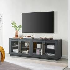 Donovan Tv Stand In Charcoal Gray By Hudson C