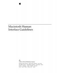 Macintosh Human Interface Guidelines Pdf