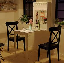 Wall Mounted Folding Dining Table With