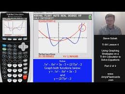 2nd Graphing Method On Ti 84 Calculator