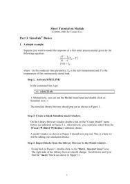 Tutorial On Matlab Part 3 Simulink Basics