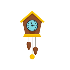 Balance Pendulum Clock Icon Flat