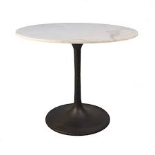 36 In Enzo Black Round Marble Top
