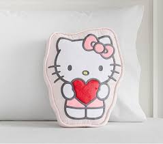 O Kitty Heart Pillow Pottery