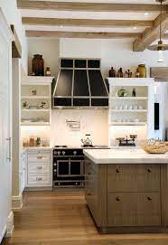 wood beam kitchen ceiling exposed